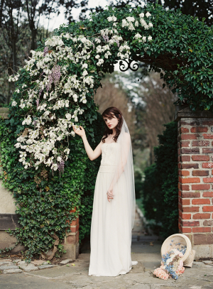 Bride in English Garden 2