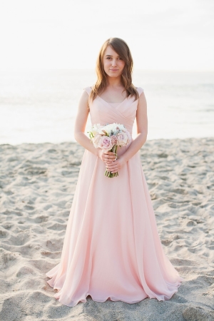 Bridesmaid on the Beach