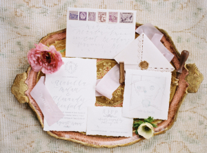 Lavender and Gray Wedding Invitations