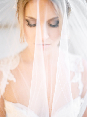 Romantic Bridal Portrait with Veil