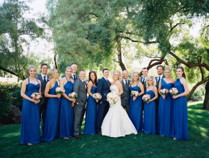 Wedding Party in Blue