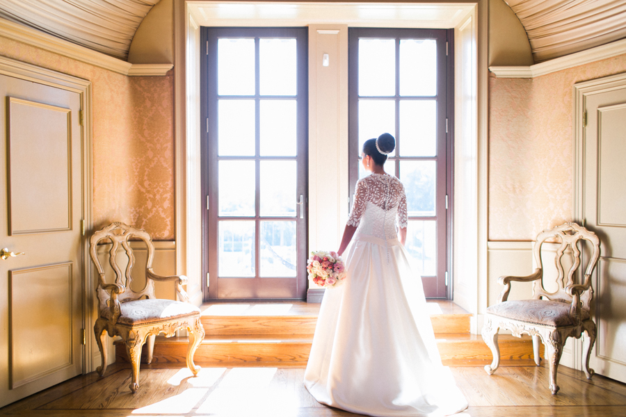 Bride at Oheka Castle