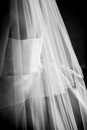Bride in Ballerina Veil