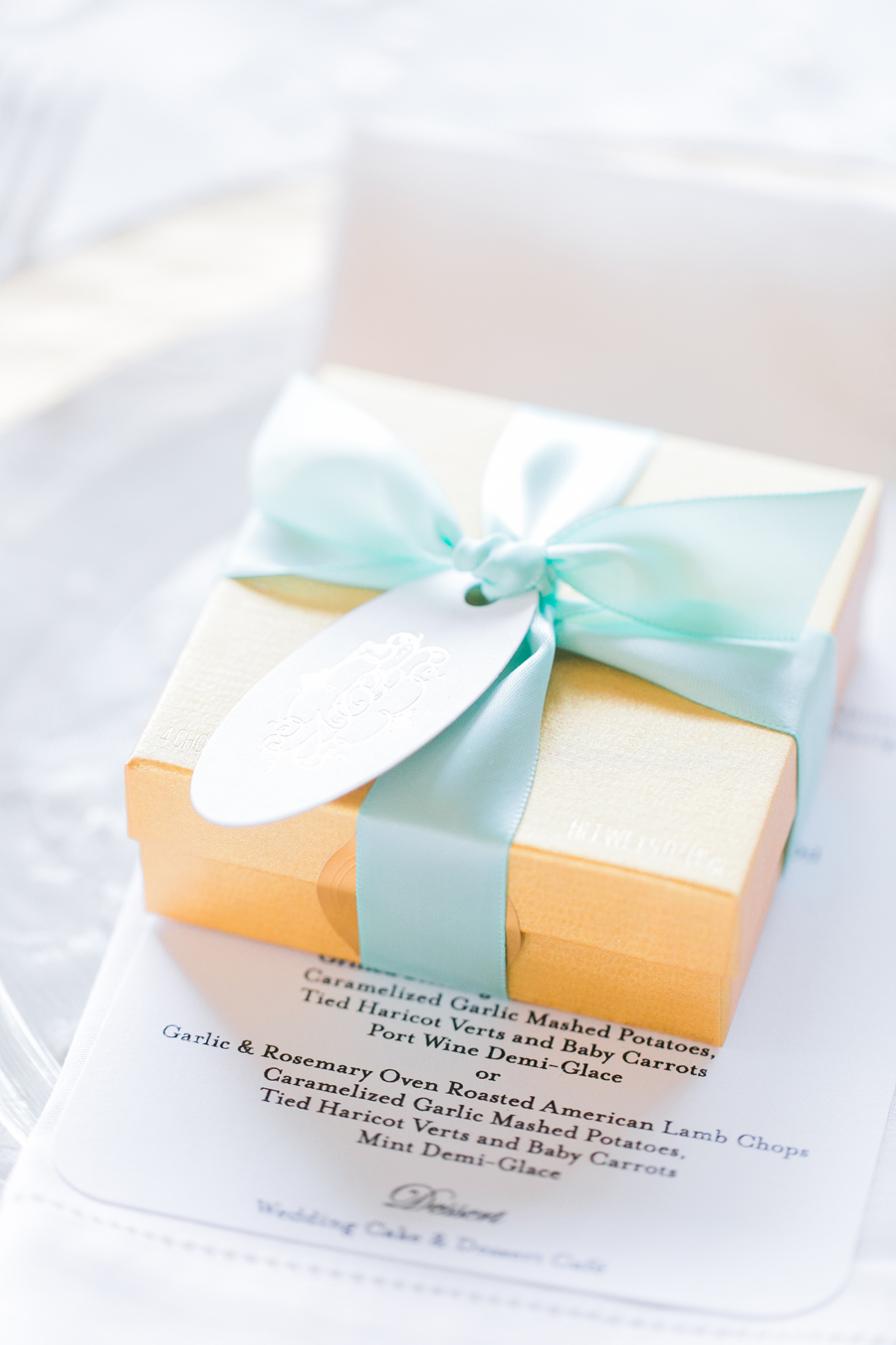 Favor Box with Ribbon