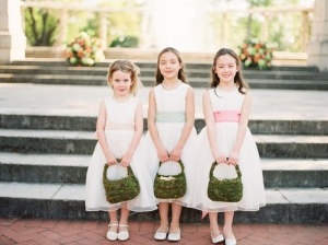 Flower Girls with Moss Baskets