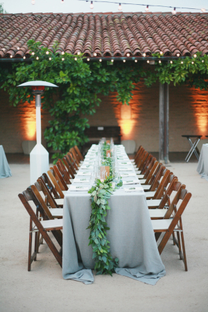Green and Gray Reception