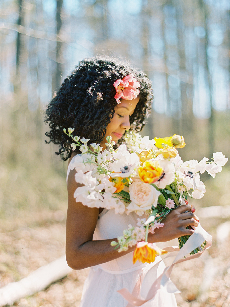 Ivory and Yellow Bouquet