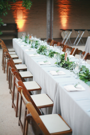 Long Tables for Wedding Reception
