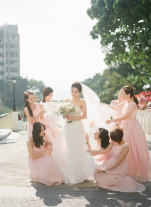 Pale Pink Bridesmaids Dresses1