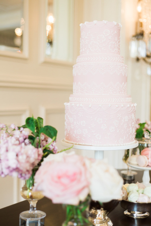 Pink Wedding Cake