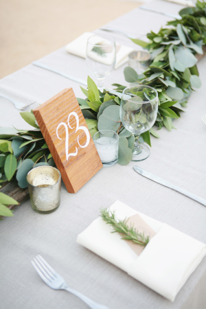 Wood Table Numbers