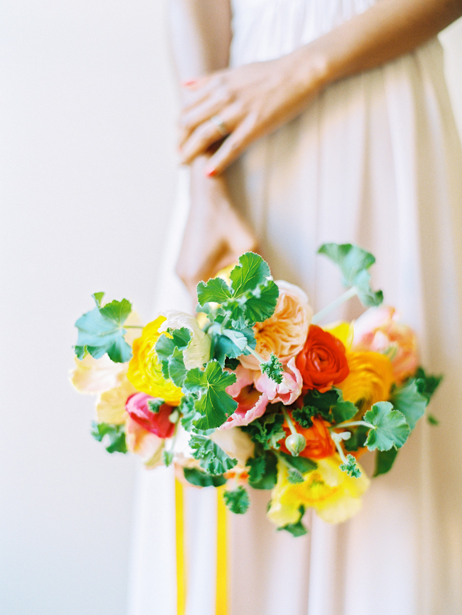 Yellow Orange and Green Bouquet