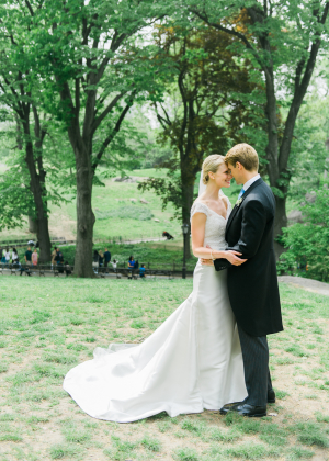 Bride and Groom in Central Park