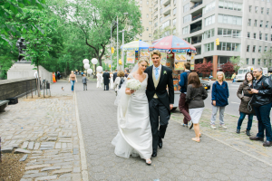 Bride and Groom in Manhattan