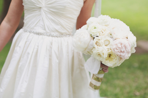 Bride with Ivory Bouquet
