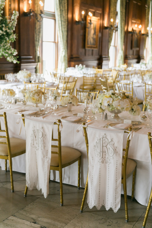 Elegant Ivory and White Reception