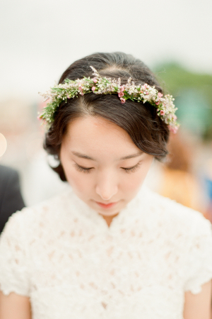 Fresh Flower Crown for Bride