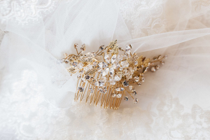 Rose Gold Bridal Hair Comb