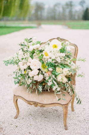Wedding Flowers in Pale Yellow