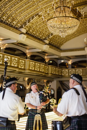 Bagpipers at Wedding