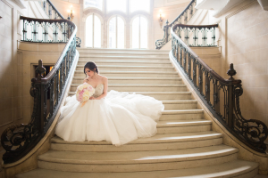 Bridal Portrait on Stairs