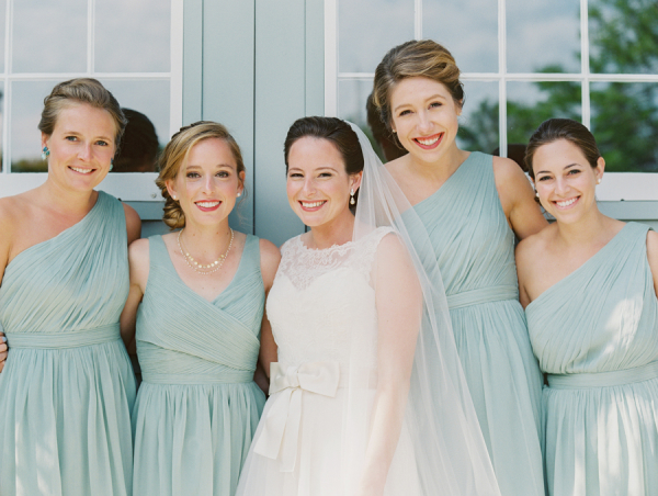 Bridesmaids in Mint Green