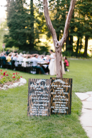 Hand Lettered Wedding Signs