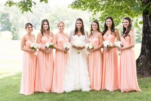 Peach Bridesmaids Dresses1