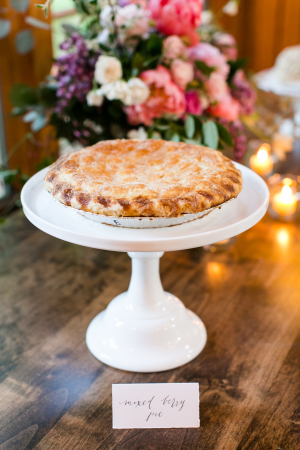 Pie at Wedding