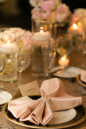 Pink and Gold Ballroom Wedding