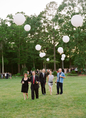 Balloon Walkway at Wedding