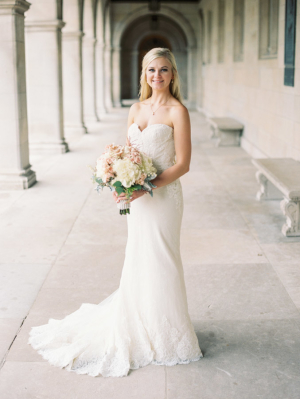Bride in Anne Barge Gown