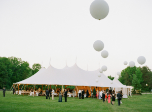 Elegant Backyard Tent Wedding