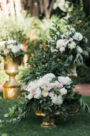 Elegant Wedding Ceremony Flowers
