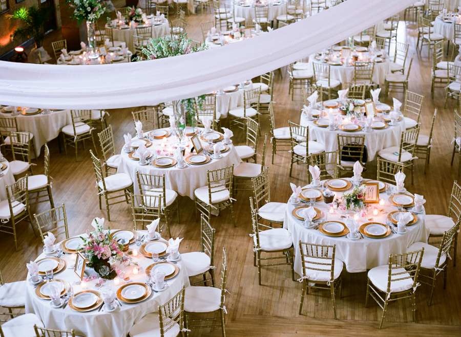 Gold and Blush Reception