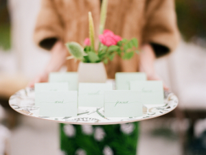 Modern Calligraphy Place Cards