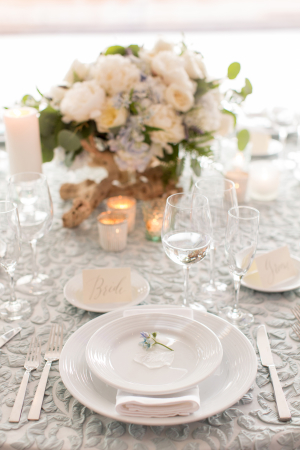 Pale Pastel Ocean Wedding Table