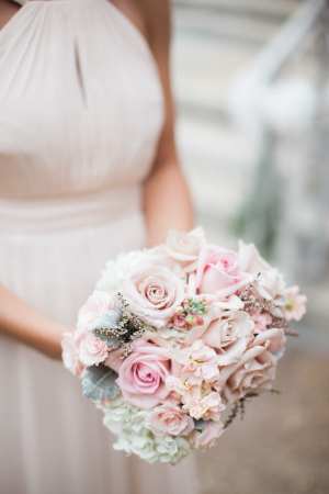 Pale Pink Bridesmaids Bouquet