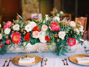 Rustic Pink and Pale Blush Centerpiece