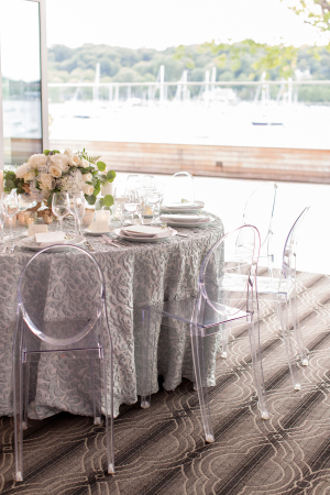 Wedding Table in Ocean Tones