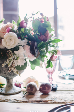 Burgundy and Blush Wedding Flowers