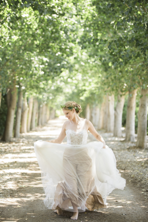 Elegant Garden Wedding Bride