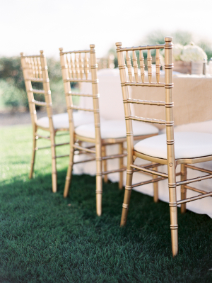 Gold Chivari Wedding Chair