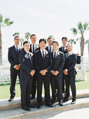 Groomsmen at California Wedding