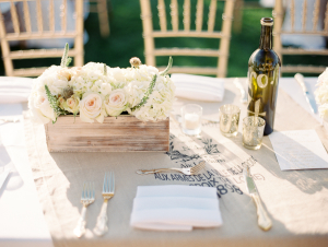 Outdoor Wedding with Hydrangea