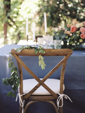 Wooden Farmhouse Wedding Chair