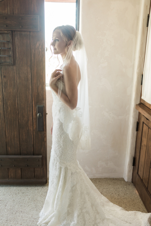 Bride in Anne Barge