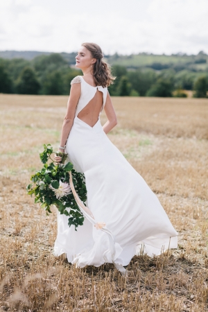 Bride in Field