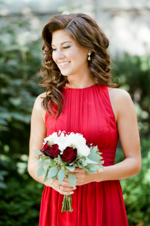 Bridesmaid in Red