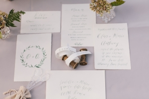 Brush Lettering Wedding Invitations